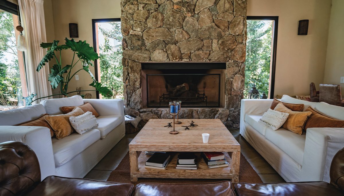 fireplace remodeling- the furnished kitchen remodeling