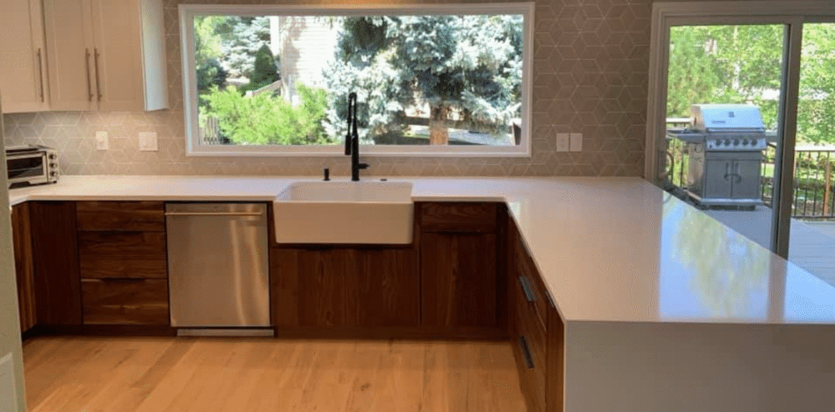 open concept kitchen- the furnished kitchen remodeling