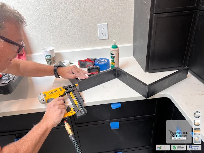 kitchen remodel on a budget- build and install tfkr